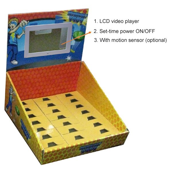 lcd table top display carton