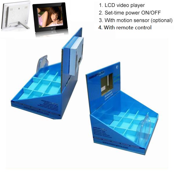 Retail pos display stand with lcd screen