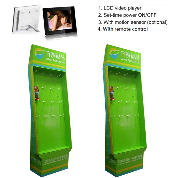 Custom lcd counter top cardboar display