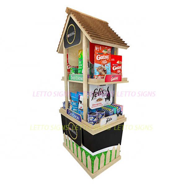 Custom wholesale mdf wooden fixtures stand display