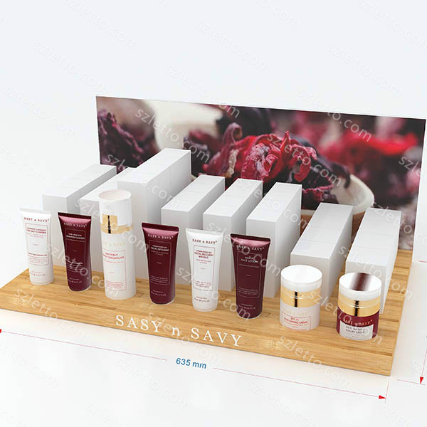 Professional manufacture customized skin care cosmetic products display