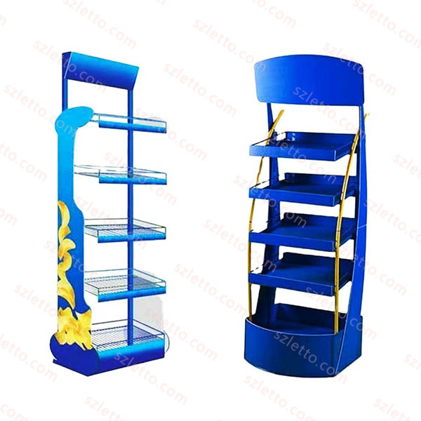 Hot Sale Product Grocery retail store Floor Stands Shelving Display Racks