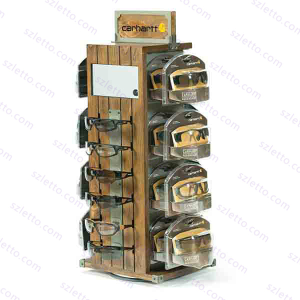 Retail Sunglass Counter Display Slatwall Sunglass Display